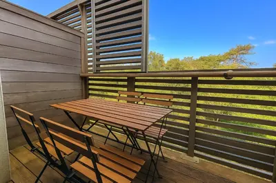 Balcon ou terrasse dans l'établissement Parenthèse marine à Labenne, détente & bord de mer