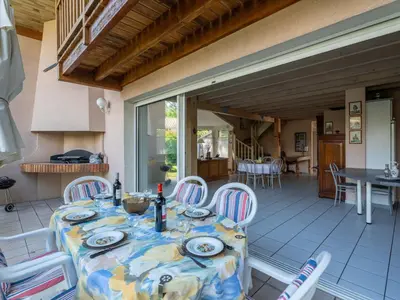 Plan de l'établissement Spacieuse maison 3 chambres à Biscarrosse pour 6 personnes - FR-1-319-610