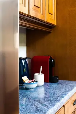 Cuisine ou kitchenette dans l'établissement Villa des Landes - Seignosse - jacuzzi