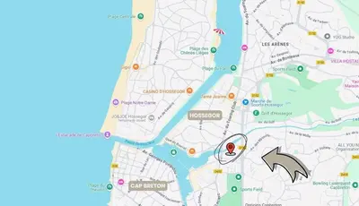 Plan de l'établissement SLOW - Hossegor, océan & lac à pieds