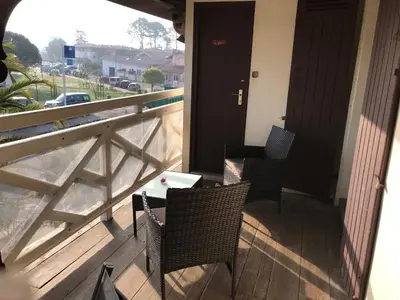 Balcon ou terrasse dans l'établissement Hôtel La Cote d'Argent
