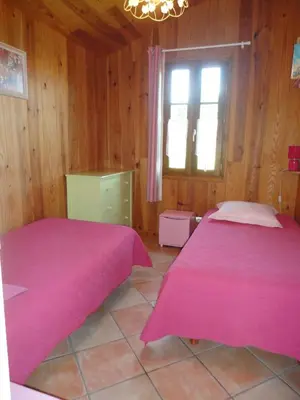 Un ou plusieurs lits dans un hébergement de l'établissement Domaine de La Méniguère
