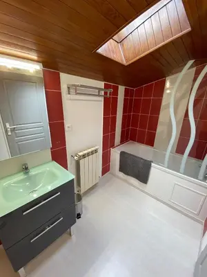 Plan de l'établissement Maison calme et chaleureuse au coeur du Béarn