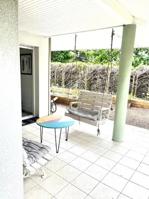 Balcon ou terrasse dans l'établissement Surf, Skate, Golf house Seignosse