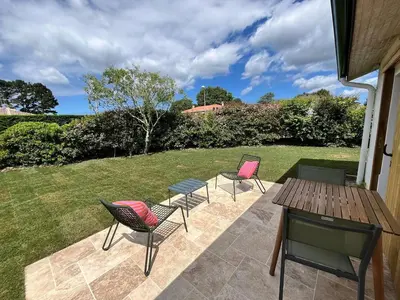 Jardin de l'établissement Studio neuf avec Terasse Jardin