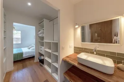 Un ou plusieurs lits dans un hébergement de l'établissement Villa Cazaline - Piscine Privée