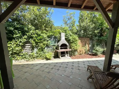 Jardin de l'établissement Maison de charme au cœur du Moulleau, 4 couchages - FR-1-474-279