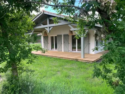Jardin de l'établissement Les Nids de Galleben - La Villa Mimizan