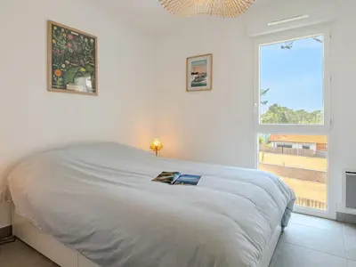 Un ou plusieurs lits dans un hébergement de l'établissement Apartment Domaine du belvédère-2 by Interhome