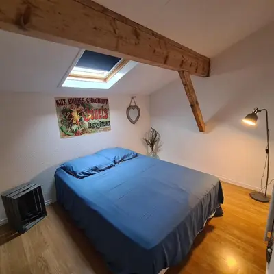 Un ou plusieurs lits dans un hébergement de l'établissement Duplex au cœur du bourg à 10 minutes de la plage