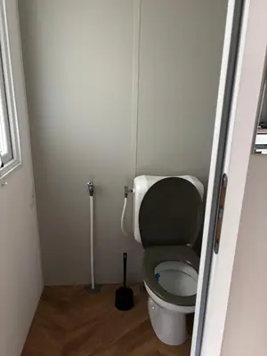 Salle de bains dans l'établissement Mobil-home 3 chambres, mh 459