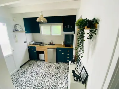 Cuisine ou kitchenette dans l'établissement Appartement Saint Roch