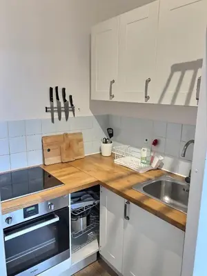 Cuisine ou kitchenette dans l'établissement Hossegor plage, un rêve pour les surfeurs !