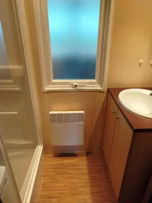 Salle de bains dans l'établissement La réserve