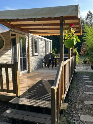 Balcon ou terrasse dans l'établissement Au Paradis