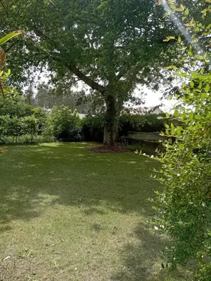 Jardin de l'établissement Charmant T1 avec jardin