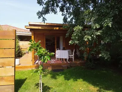 Jardin de l'établissement Chalet du bonheur