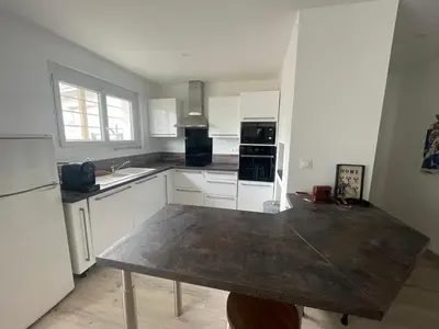 Cuisine ou kitchenette dans l'établissement Soustons