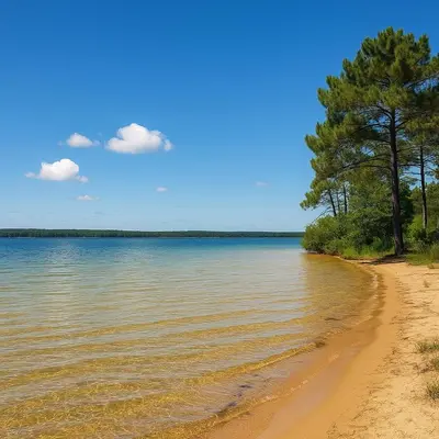 Paysage naturel près de le camping