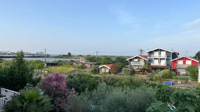 Plan de l'établissement Villa 6 pers piscine vue port parking