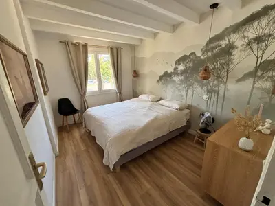 Un ou plusieurs lits dans un hébergement de l'établissement Villa Oceanside Embassy Surf House