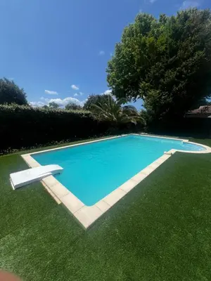 Plan de l'établissement Villa La Hume proche port plage commodités Bassin d'Arcachon avec piscine chauffée