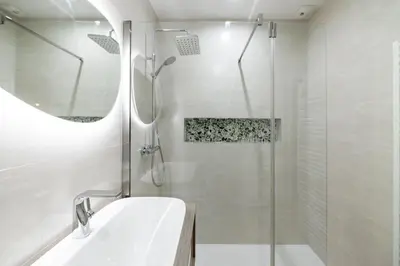 Salle de bains dans l'établissement Cabane 19