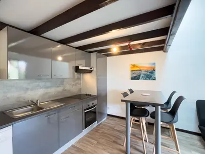 Cuisine ou kitchenette dans l'établissement Atlantic Selection - La Lorada, à deux pas du port