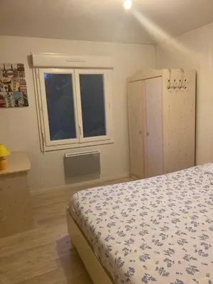 Un ou plusieurs lits dans un hébergement de l'établissement House near Arcachon Bay