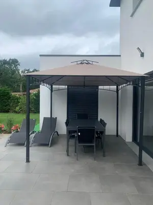 Balcon ou terrasse dans l'établissement Villa de luxe tout confort