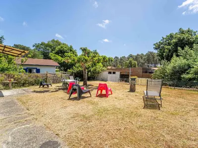 Plan de l'établissement Maison à Mimizan Plage Sud avec jardin pour 4 personnes - Ménage inclus - FR-1-50-182