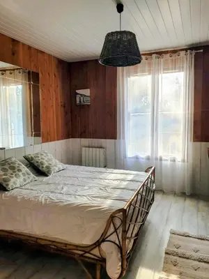 Un ou plusieurs lits dans un hébergement de l'établissement Maison RELAX au BASSIN