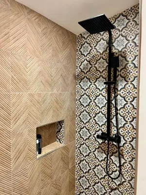 Salle de bains dans l'établissement Villa Christelle