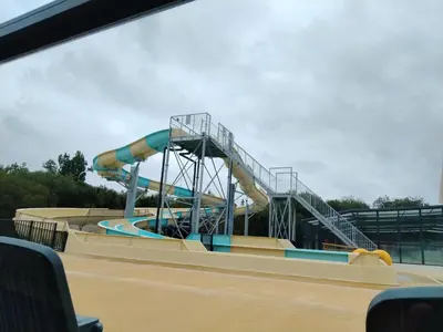 Parc aquatique au sein de le camping ou à proximité