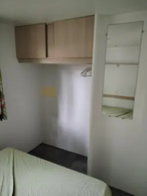 Un ou plusieurs lits dans un hébergement de l'établissement Camping rivages des Landes