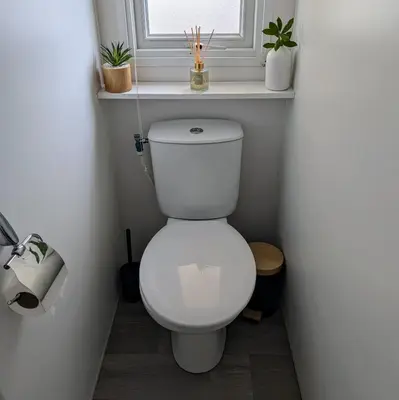 Salle de bains dans l'établissement Mobil-home confort - Camping 4 étoiles - Clim et plage