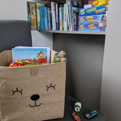 Bibliothèque dans le camping
