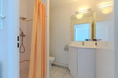 Salle de bains dans l'établissement Vue imprenable sur l'océan