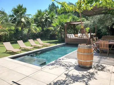 Piscine de l'établissement Villa 5 stars at the end of Golf ou située à proximité