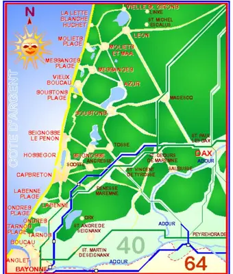 Plan de l'établissement Chambre d'hôtes, Gîte Chez Papi, meublé tourisme 3 étoiles
