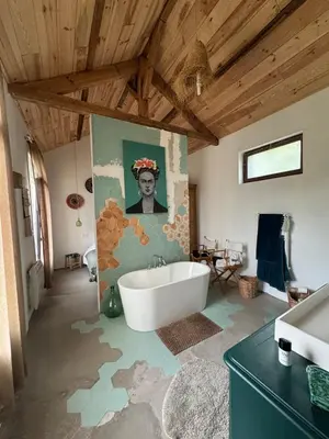Plan de l'établissement Maison chaleureuse dans les Landes à 2 min du lac et 25 min de Plage Biscarosse en voiture