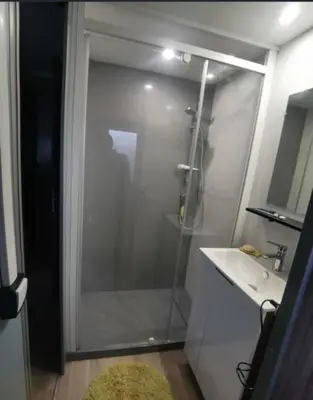 Salle de bains dans l'établissement Dunes 209