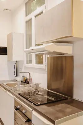 Cuisine ou kitchenette dans l'établissement Maison Cléophée