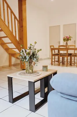 Coin salon dans l'établissement Maison Cléophée