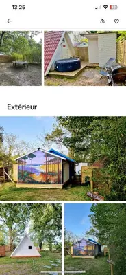 Plan de l'établissement Océan glamping