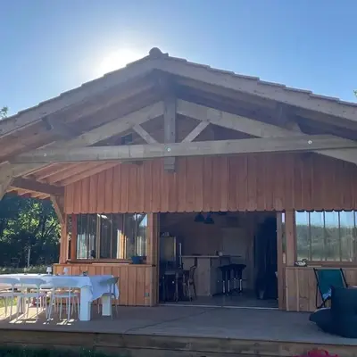 Maison bois Lesbats
