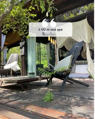 Plan de l'établissement L'O2 et son Spa, cabane de verre et de bois