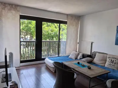 Balcon ou terrasse dans l'établissement Appartement T2 à Seignosse - Plages et Commerces à Pied - FR-1-239-1138