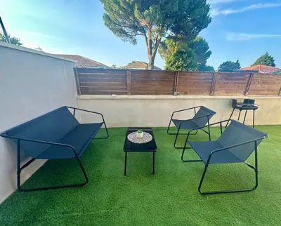 Plan de l'établissement appartement cosy avec terrasse