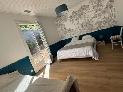 Un ou plusieurs lits dans un hébergement de l'établissement Villa EtcheOna